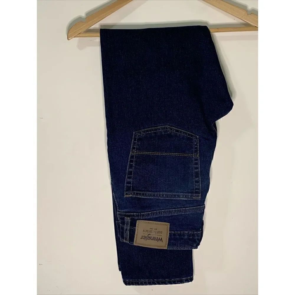 Wrangler Authentics Straight Leg Blue Denim Jeans ZM4RFDI Men’s Size 30x32